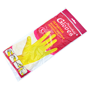 перчатки винил. усиленные l, гипоаллергенные, розовые /adm