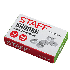кнопки 12мм 100шт. 220009 /staff изображение кнопки 12мм 100шт. 220009 /staff