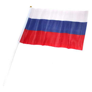 флаг рф 20*28см флагшток р1108-9 1021-10,16,43 (17253)