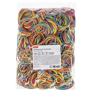 резинки банковские 1кг d-50мм, цветные, 083973 /hatber изображение резинки банковские 1кг d-50мм, цветные, 083973 /hatber