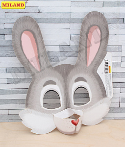 маска заяц картон крк-9285 /miland