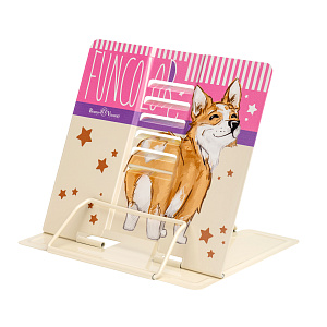 подставка для книг fun. корги, металлическая, с регулир.наклоном, 24-0012/01 /bv