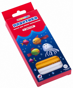 пластика цветик 6цв 120г 3441044