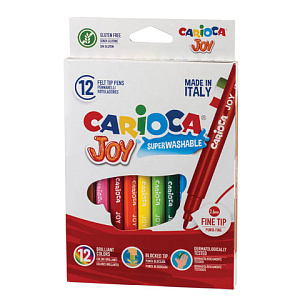фломастеры 12цв carioca joy, к/к 40614 /carioca изображение фломастеры 12цв carioca joy, к/к 40614 /carioca