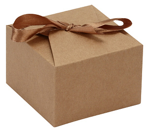 коробка подарочная 9*9*6 крафт 212872 /кокос изображение коробка подарочная 9*9*6 крафт 212872 /кокос фото