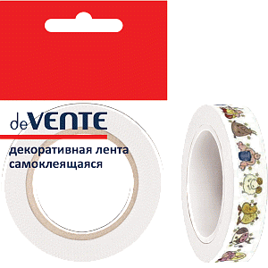 клейкая лента  10мм*5м знаки зодиака   в блистере, 9040720 /devente