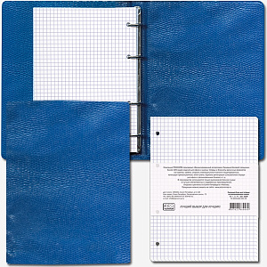тетрадь /полином а5 80л на кольцах  летняя ночь 80л+ 2 запасных блока 3194