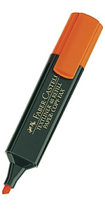 текстмаркер оранжевый 154815 /faber castell