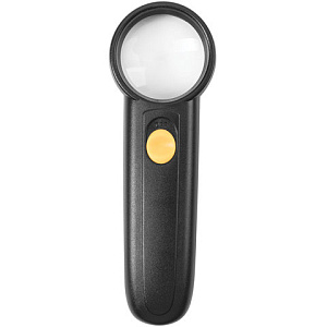 лупа d-37мм восьмикратная c подсветкой, 454127 /br