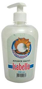 мыло жидкое жемчужное 500мл с дозатором /изабелла изображение мыло жидкое жемчужное 500мл с дозатором /изабелла