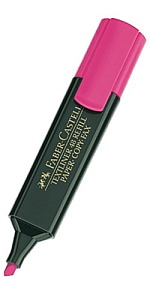 текстмаркер розовый 154828 /faber castell