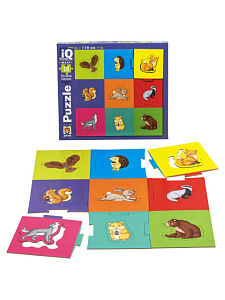 iq пазлы-макси вкладыши 18 эл. мои лесные животные 28110 /айрис изображение iq пазлы-макси вкладыши 18 эл. мои лесные животные 28110 /айрис