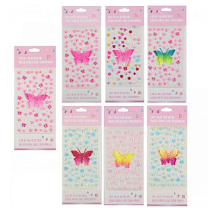 * стразы декоративные пришивные сердце 8мм 30г. акрил, цвет ассорти, 8002386 /devente