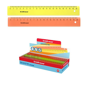 линейка 20см пластик neon 2цв асс. 49507 /ek изображение линейка 20см пластик neon 2цв асс. 49507 /ek